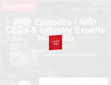 Tablet Screenshot of future-ceos.com